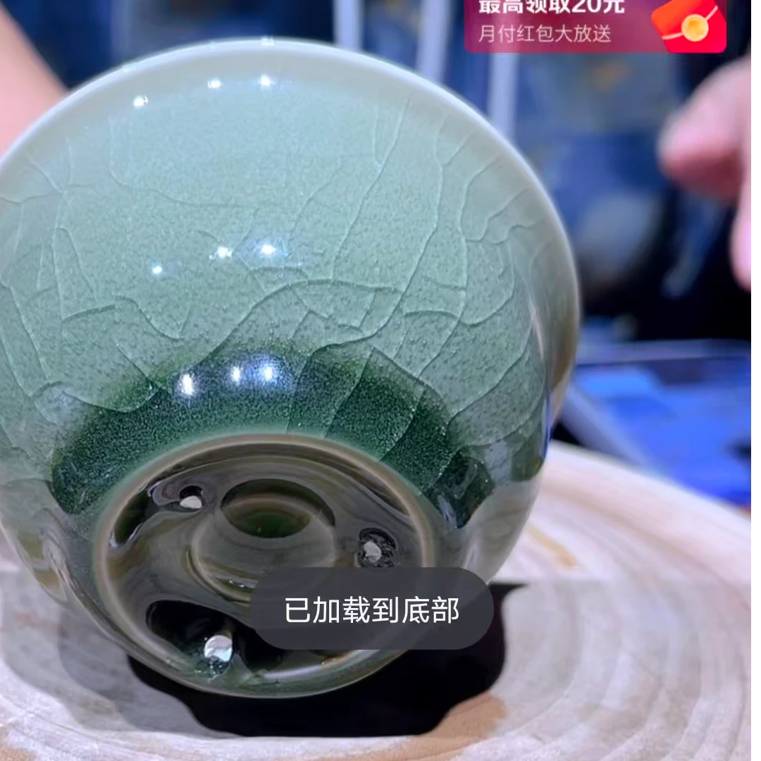 原生态原矿葱绿压手微瑕