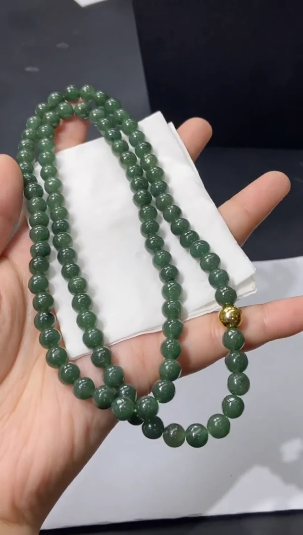 颈饰未镶嵌翡翠天然翡翠A货64多样性发一