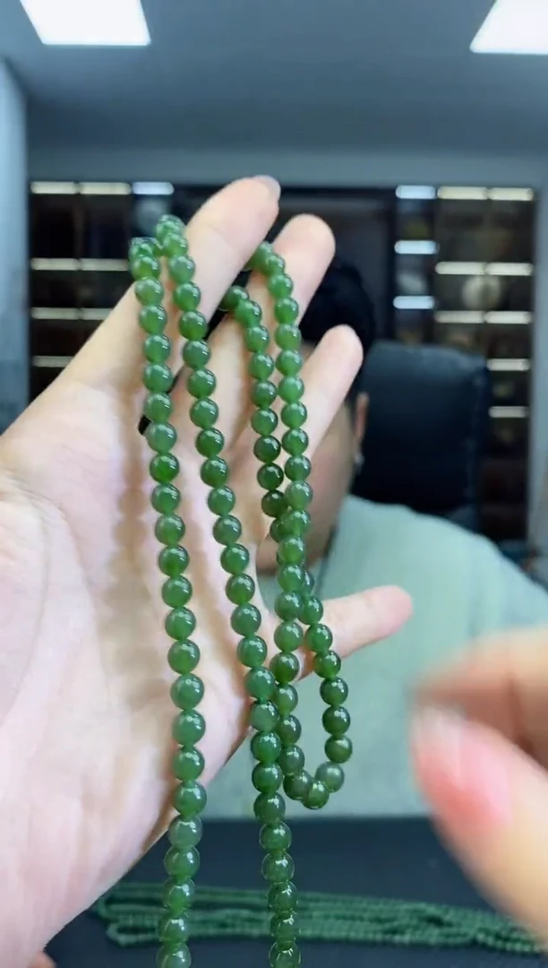 【闪购商品】和田玉颈饰未镶嵌108卡6