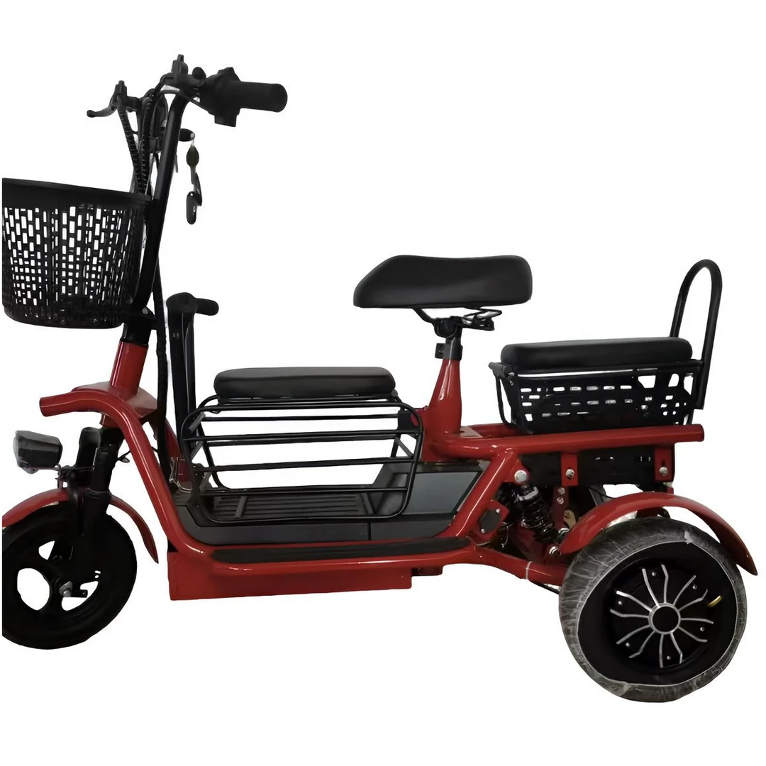 新款小型折叠电动三轮车家用代步接送孩子适用