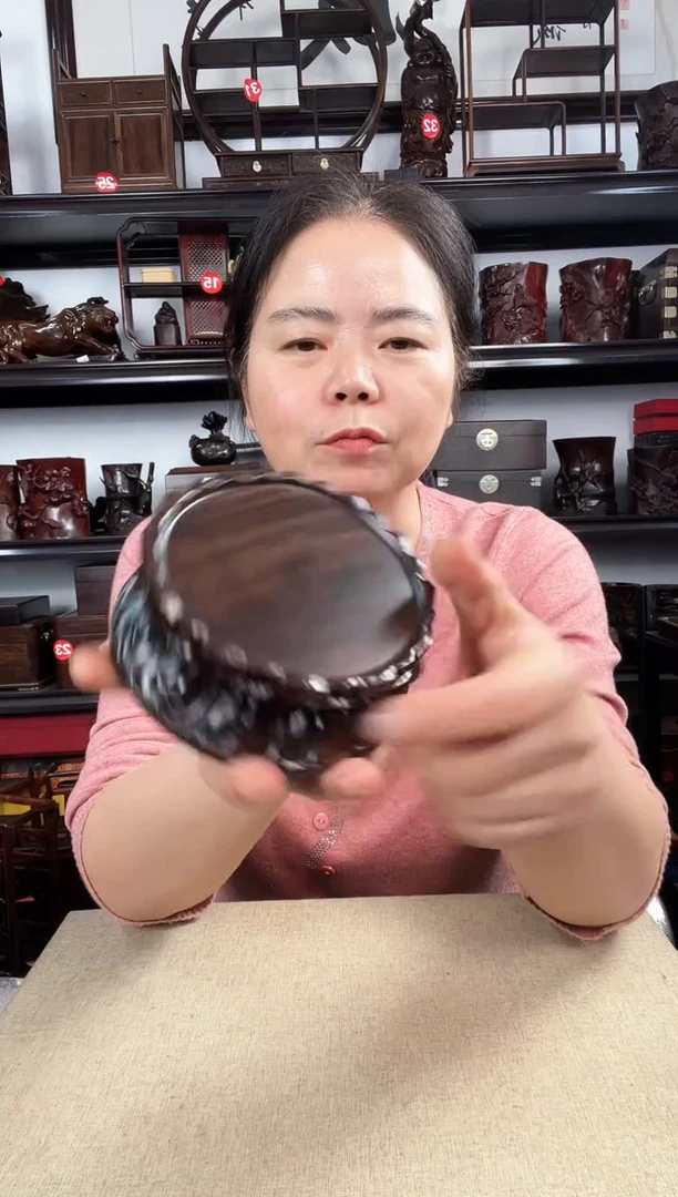 木双层莲花小号老李红木工艺品