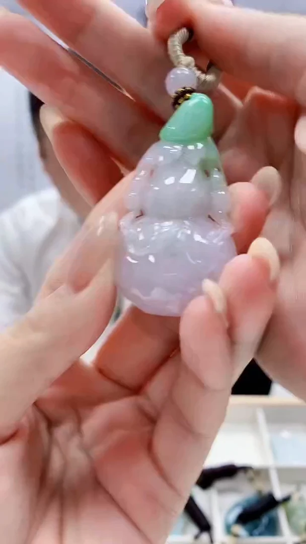 未镶嵌定制翡翠4898lr-毛货挂件151
