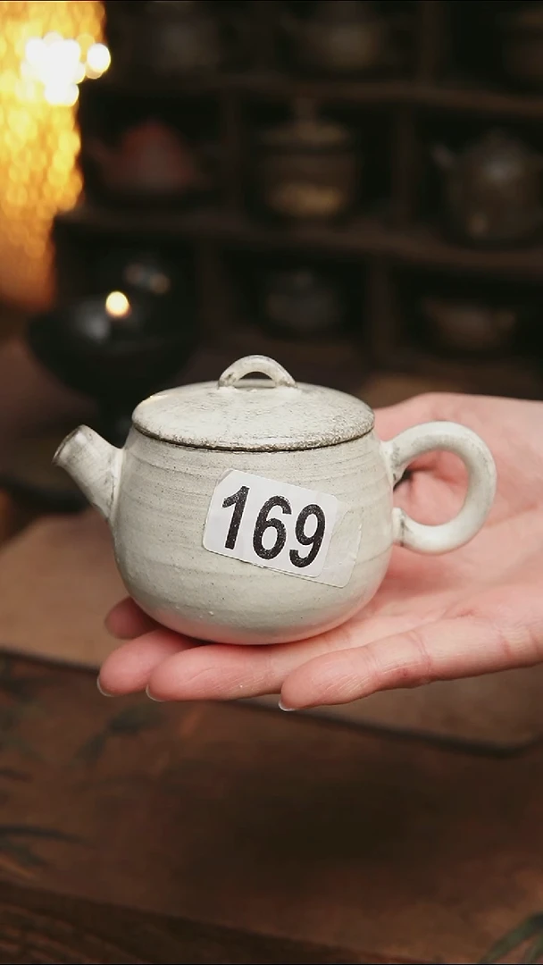 169号紫砂全手正把茶壶120毫升