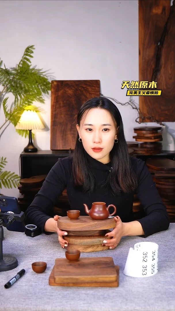 木北美黑胡桃原木.干裂疤结不属于商品质量问题完美主义者慎拍