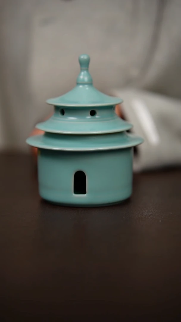 仿古天坛古风大香薰摆件不完美简装