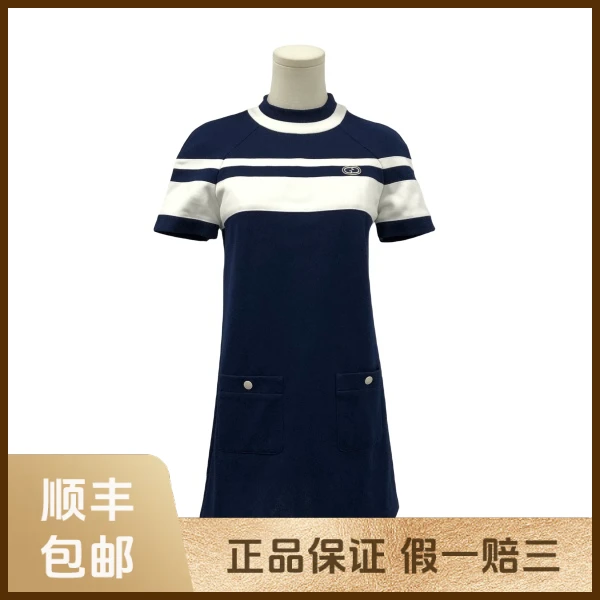 妃鱼/古驰/聚酯纤维/连衣裙/95新/沐六10