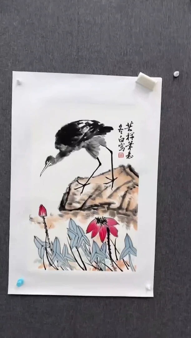 国画冬白老师国画作品
