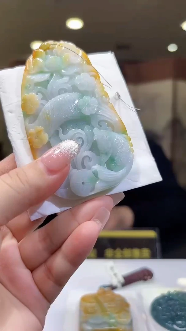 未镶嵌定制翡翠17/0101/C/花鸟