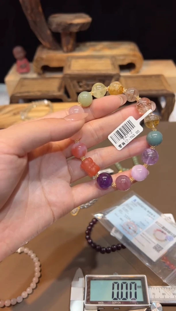 水晶手链未镶嵌手饰@@F4713