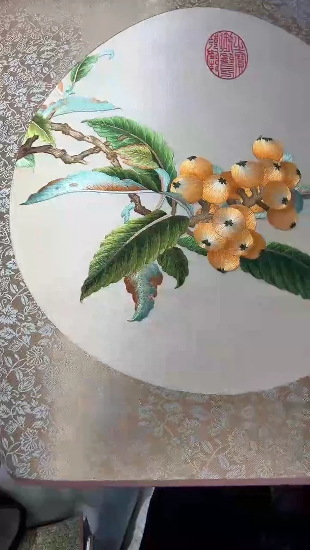 刺绣非遗苏绣手工刺绣软裱