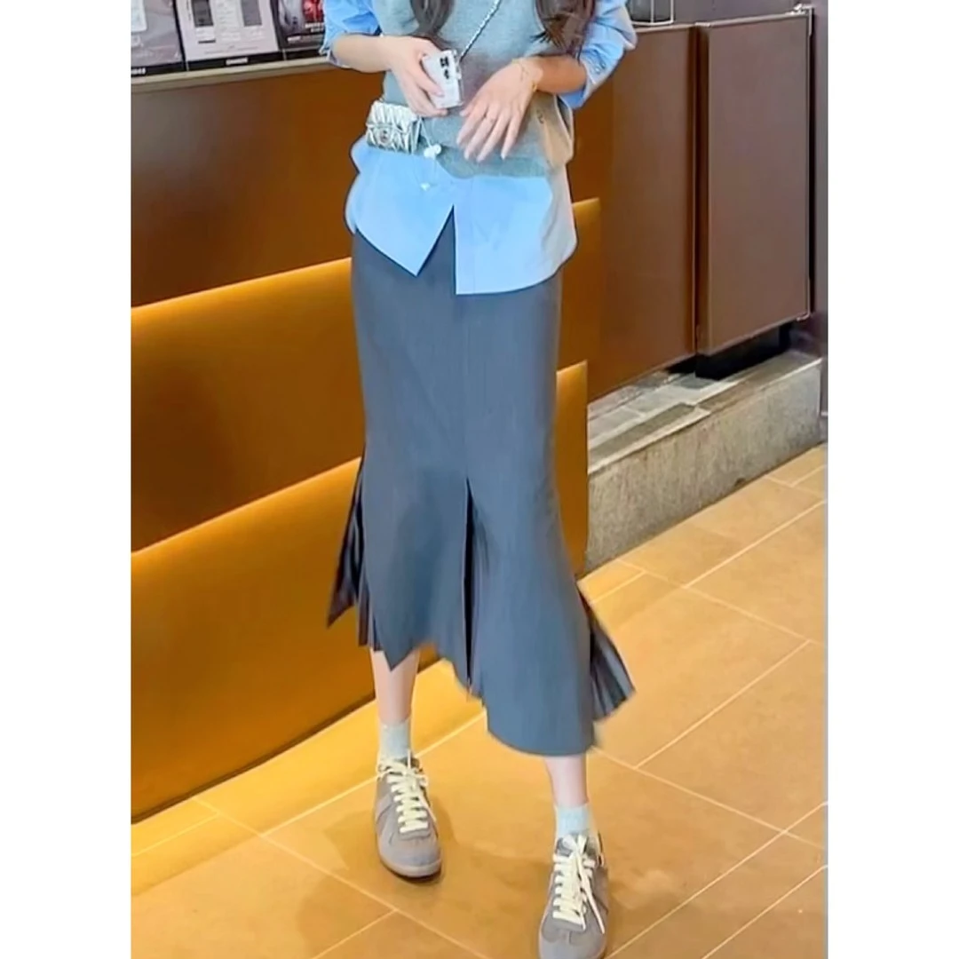 GIRDEAR/哥弟「鱼尾恰恰裙」直播间出行显瘦鱼尾裙1200232高腰