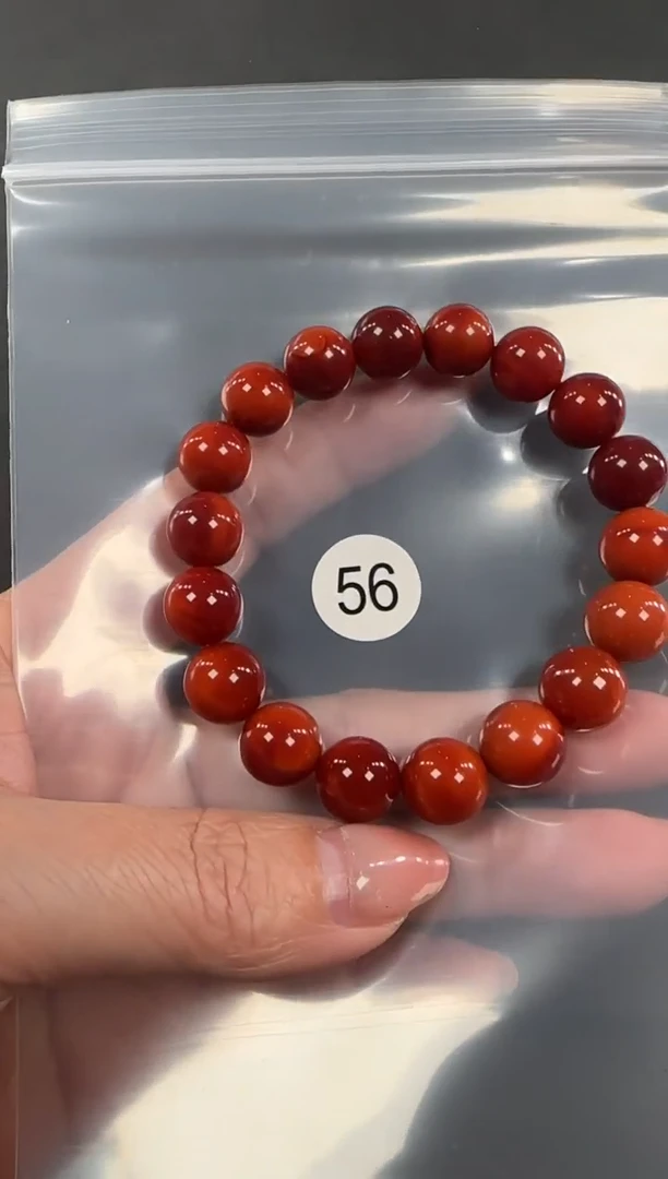 未镶嵌手串南红玛瑙原矿无优化无胶裂牛血单圈