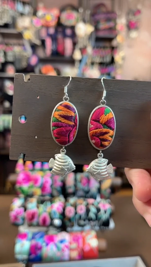 织绣 民族风手工非遗老绣饰品609