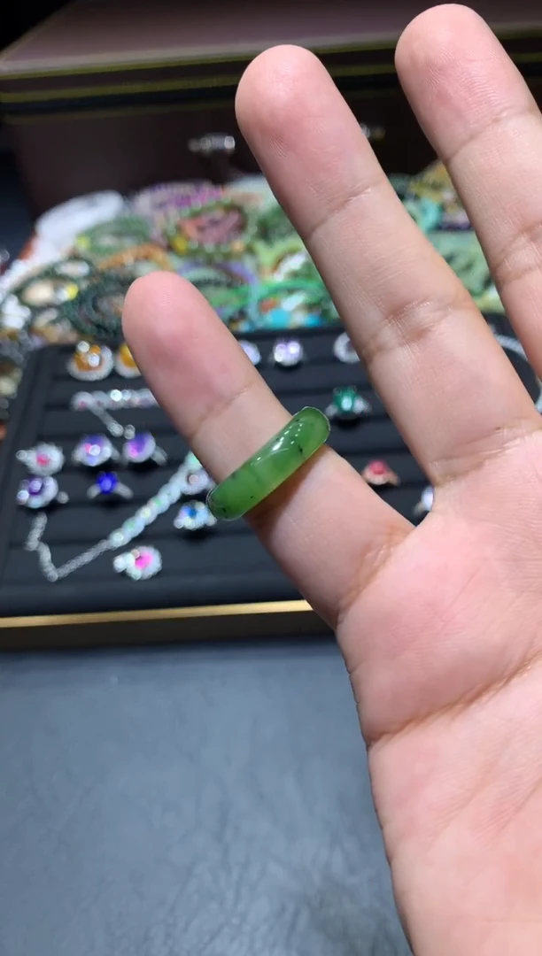 和田玉戒指未镶嵌G56