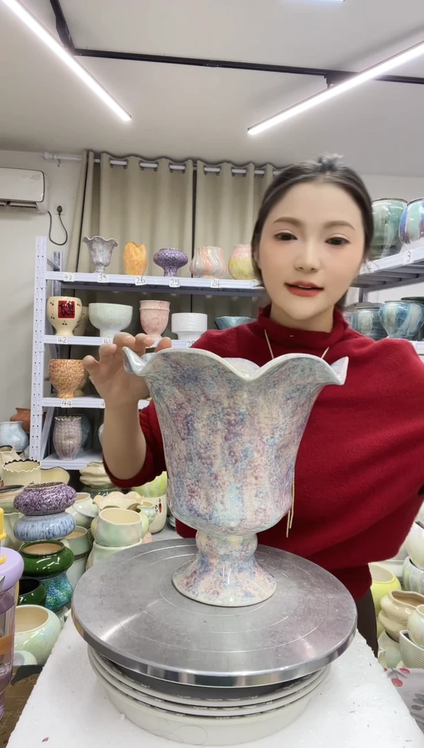 【1.4】花盆尺寸高： 25口：19.5