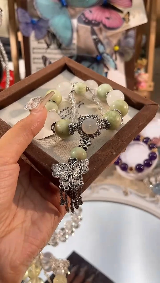 【闪购商品】水晶手链未镶嵌多样性发货颜色微差发其一