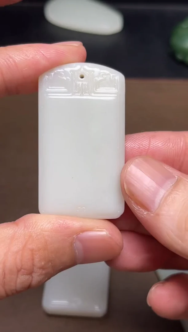 和田玉未镶嵌颈饰29