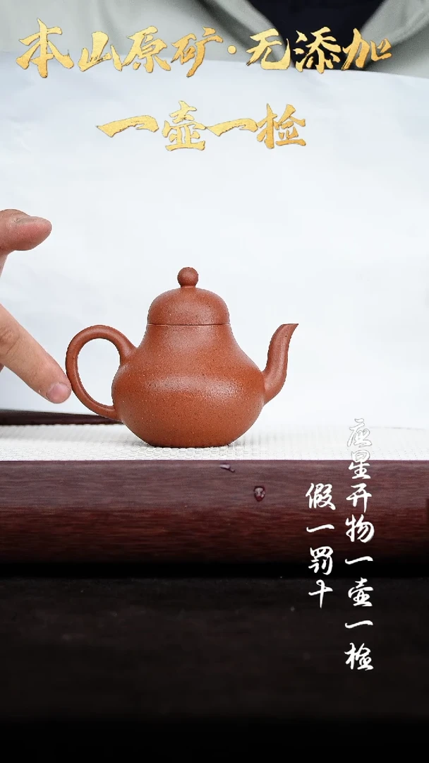 【闪购商品】紫砂茶壶小煤窑朱泥 思婷170cc