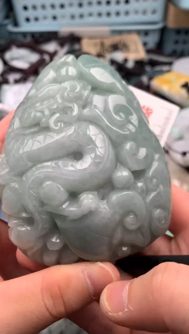 翡翠未镶嵌吊坠(不含链)1