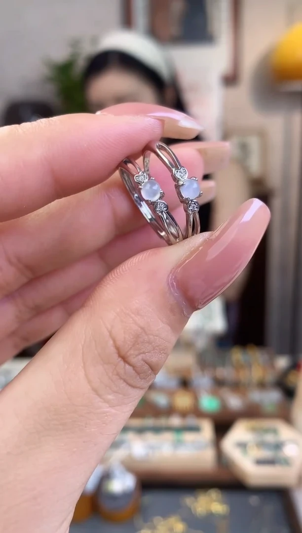 翡翠未镶嵌吊坠(不含链)戒指多样性发货1件