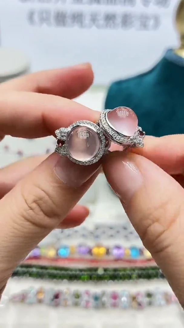 银S925镶嵌耳饰水晶264ZB1129产品一个（多样性）