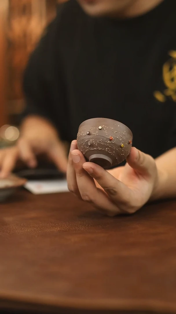 瓷片北斗南斗六星蛋杯