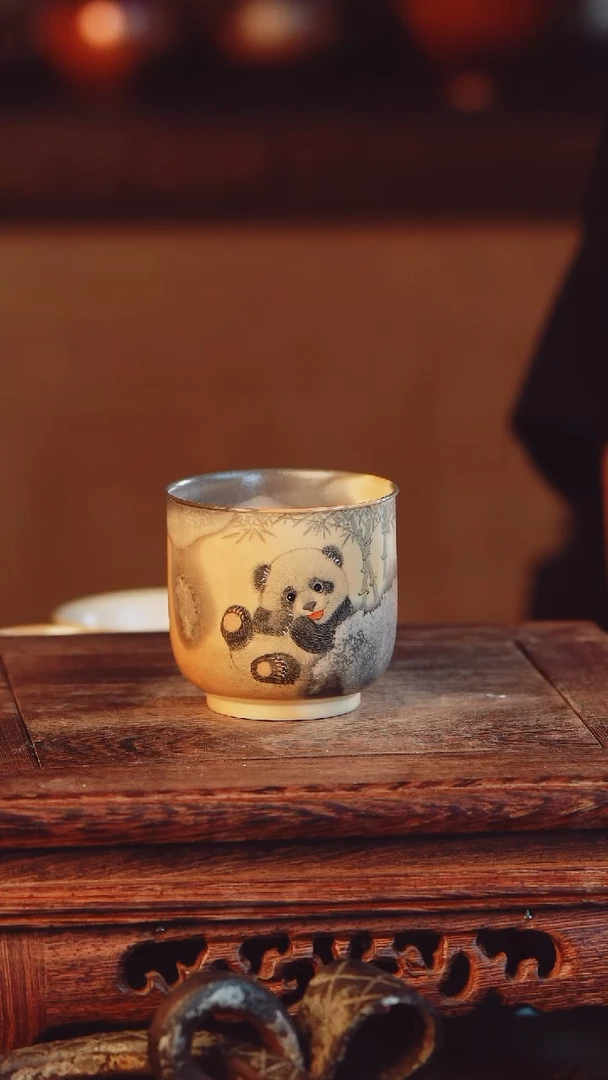 老昌号柴烧手工手绘茶器