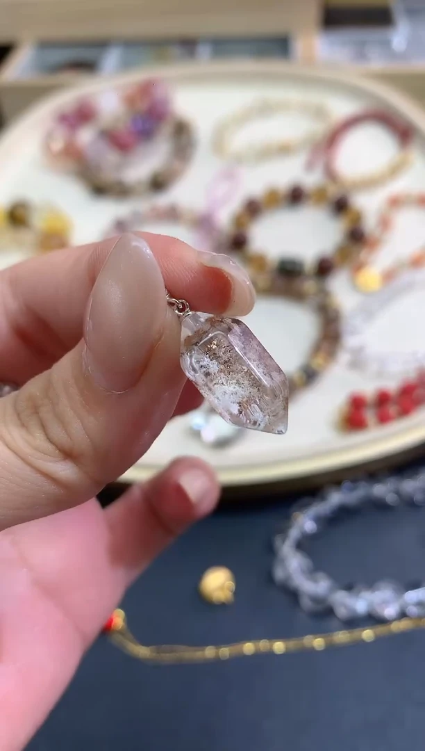 吊坠(不含链)银S925镶嵌水晶吊坠（不含链）|168