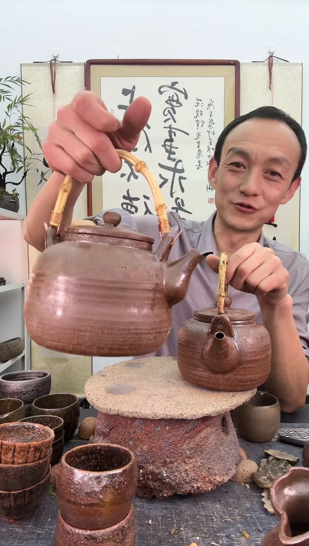 【闪购商品】瑕疵手工竹子把提梁壶非遗技艺