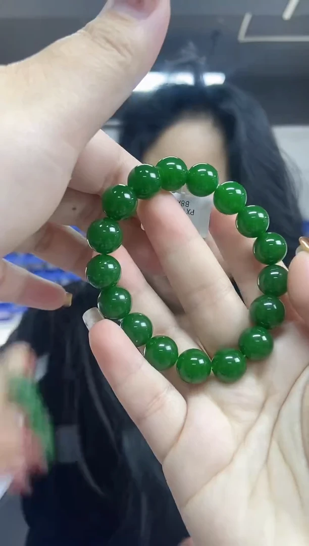 【闪购商品】和田玉（碧玉）手串未镶嵌多样性发其一颜色微差