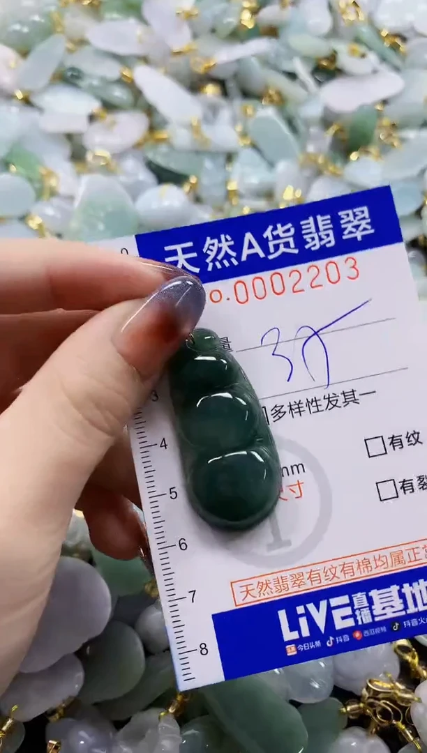 颈饰未镶嵌翡翠天然A货翡翠