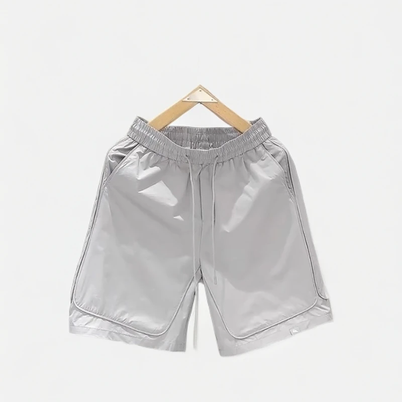 莱蒙璀男款短裤夏季外穿休闲美式中裤宽松男士五分裤衩子薄款透气