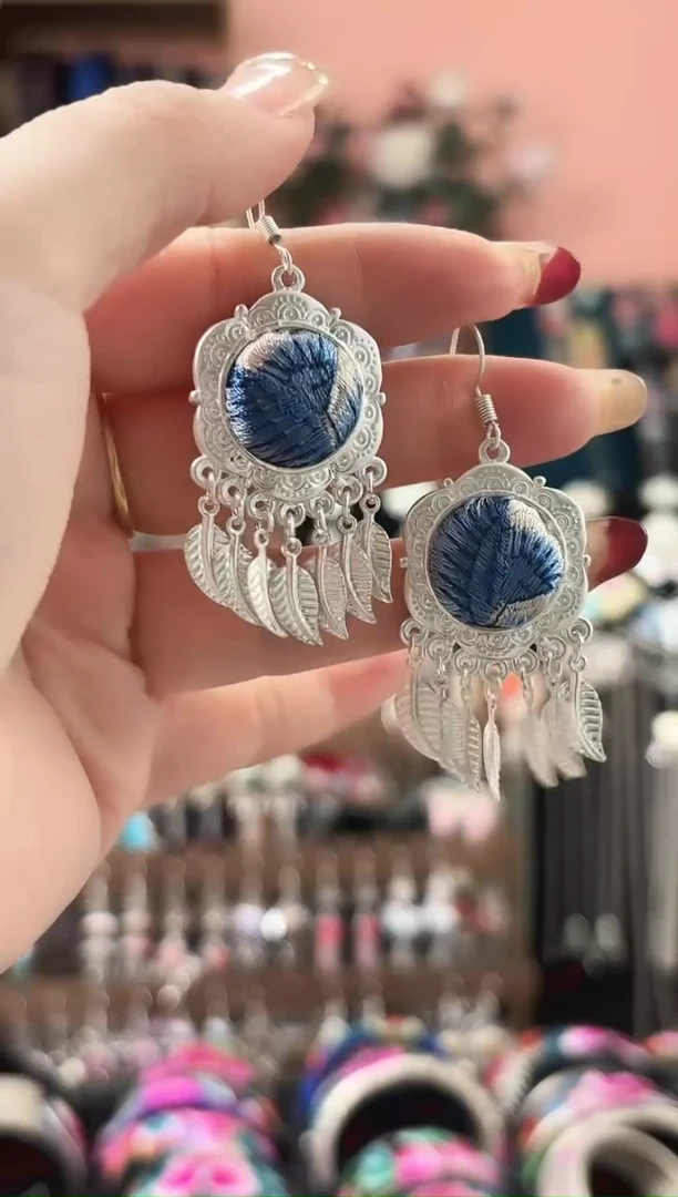 织绣艺枝独绣手工饰品  107