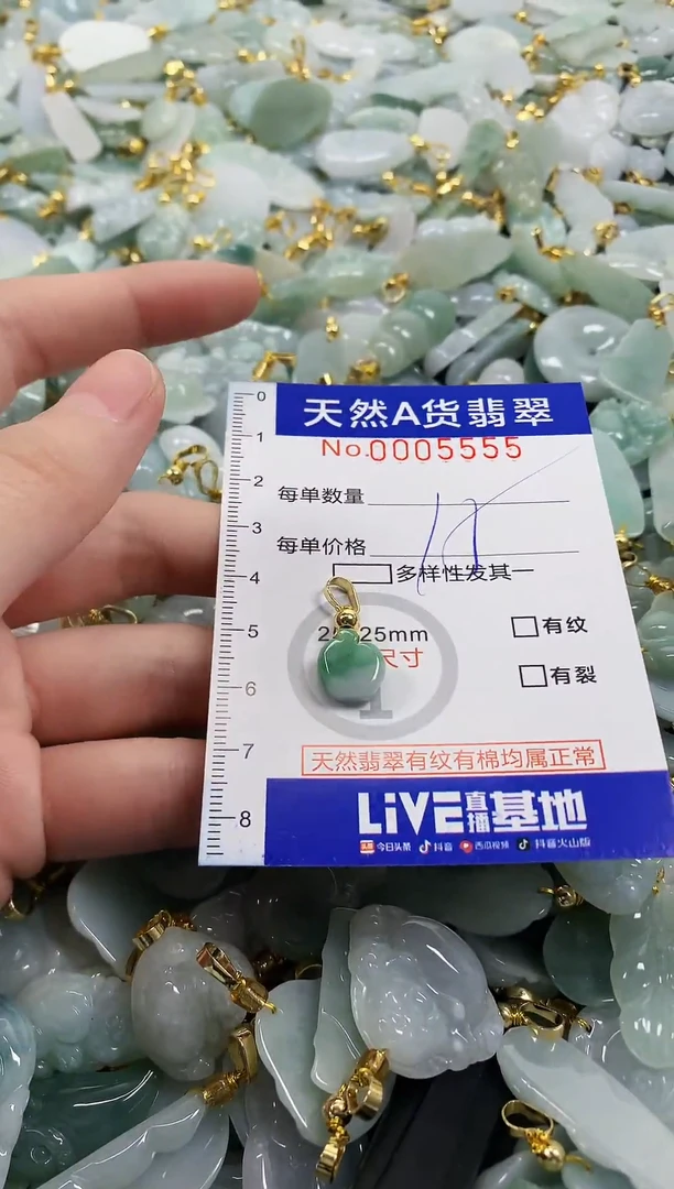 颈饰未镶嵌翡翠天然a货翡翠