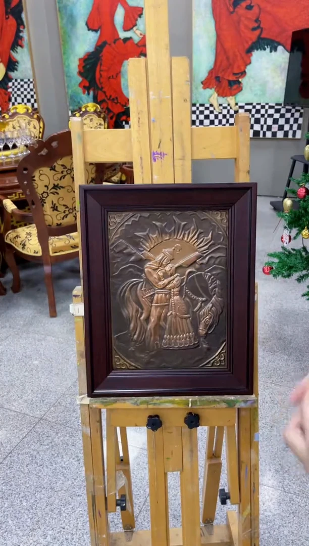 【闪购商品】俄罗斯铜版画《》32*41外