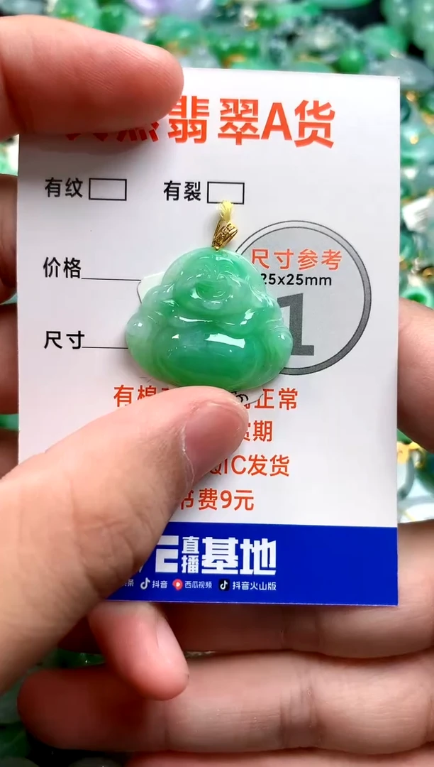 颈饰18K金镶嵌翡翠0131027151