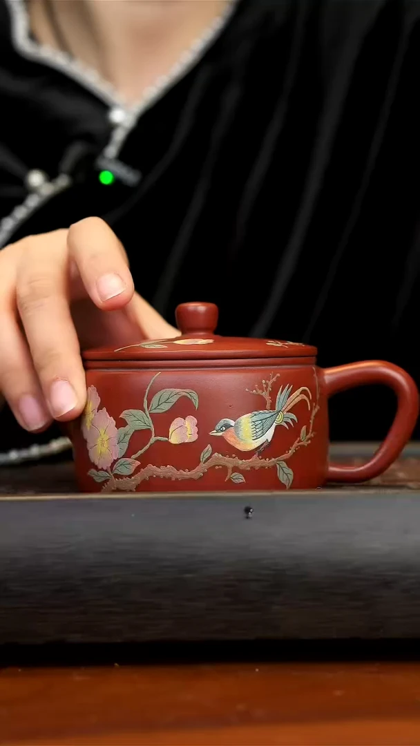 【闪购商品】紫砂茶壶红泥汉瓦壶200cc