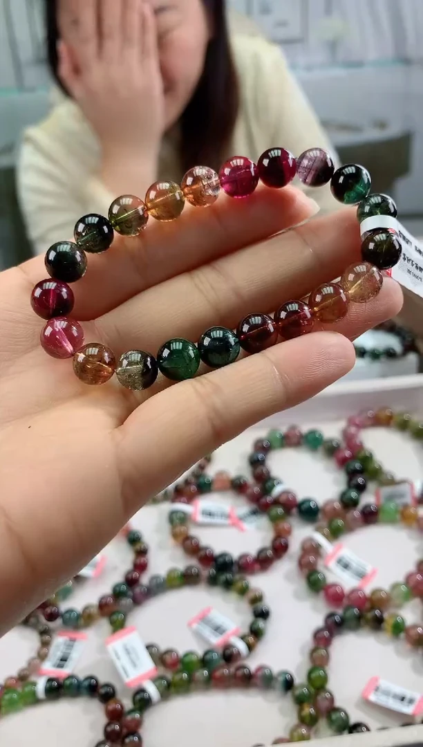 【闪购商品】碧玺手串未镶嵌多样性发一条