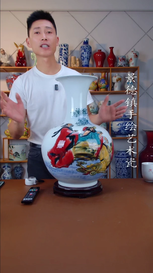 现代景德镇手工手绘陶瓷摆件26