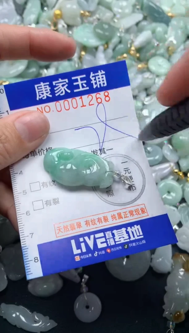 颈饰未镶嵌翡翠1268