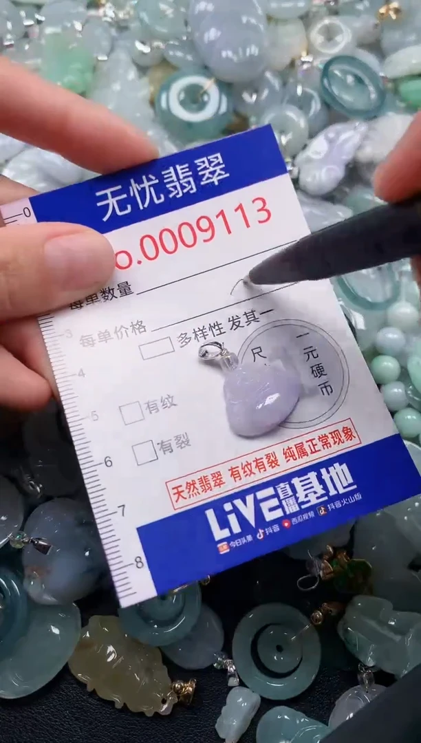 颈饰未镶嵌翡翠9113