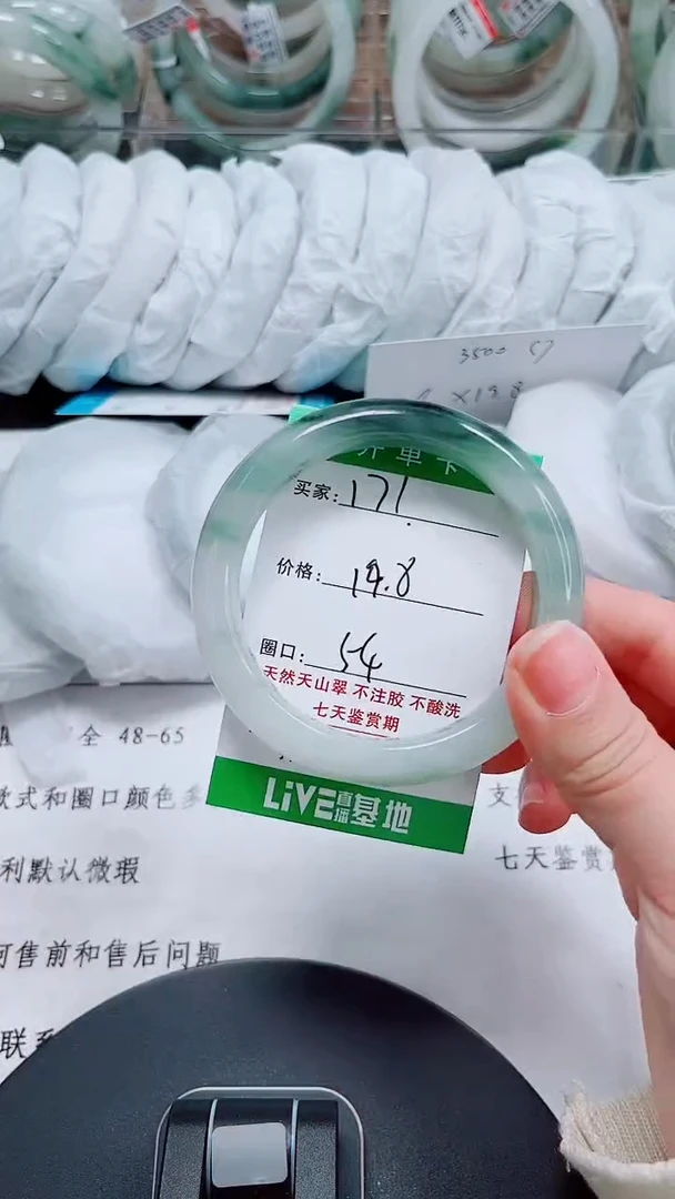 未镶嵌手镯石英质玉171-53/54