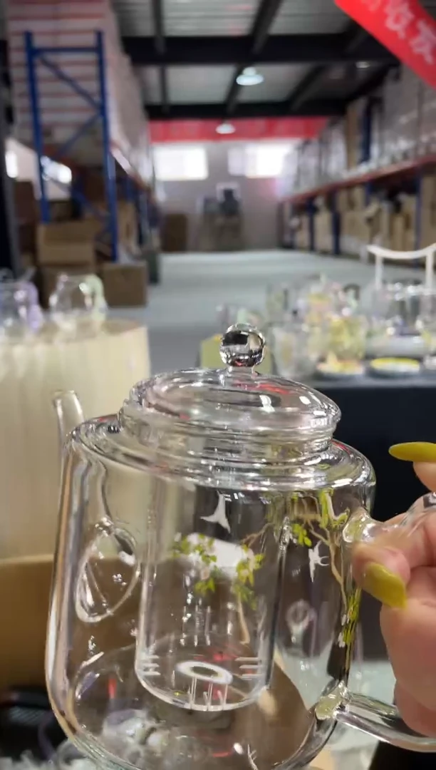 遇器梨花白燕煮茶壶