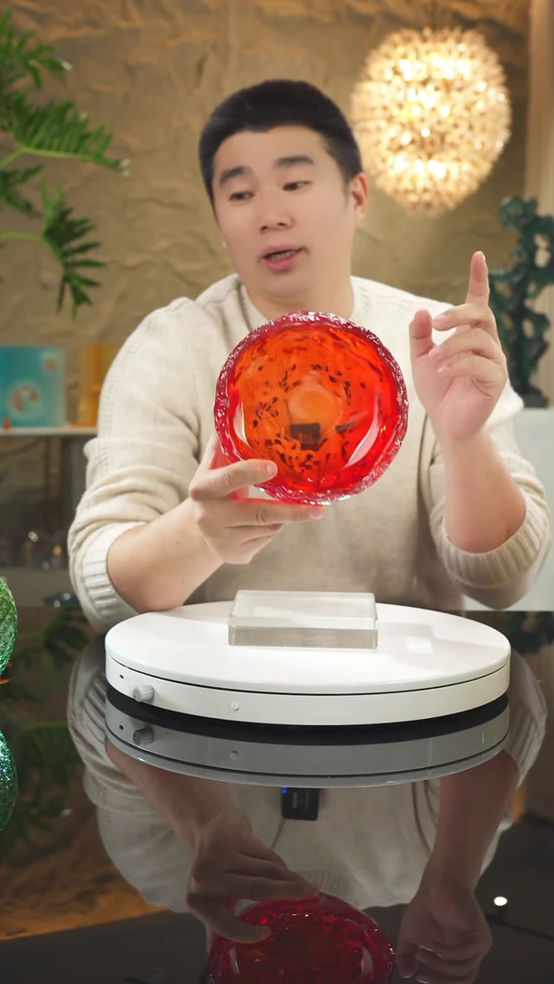 【闪购商品】摆件福利红色果碗