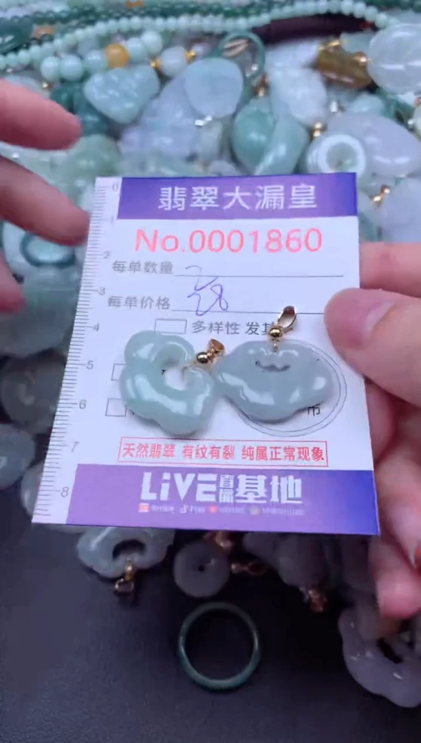 吊坠(不含链)未镶嵌翡翠1860