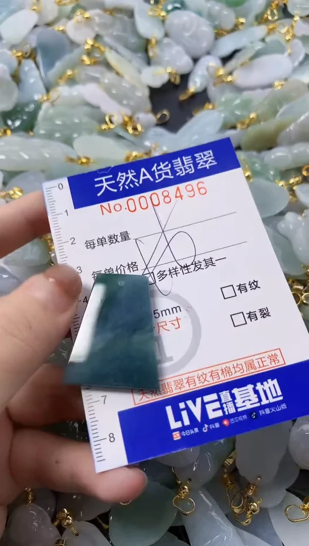 颈饰未镶嵌翡翠天然A货翡翠