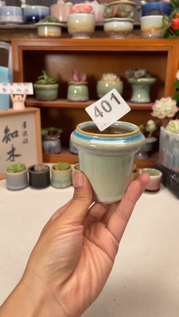 瓷片401知木小芳花盆