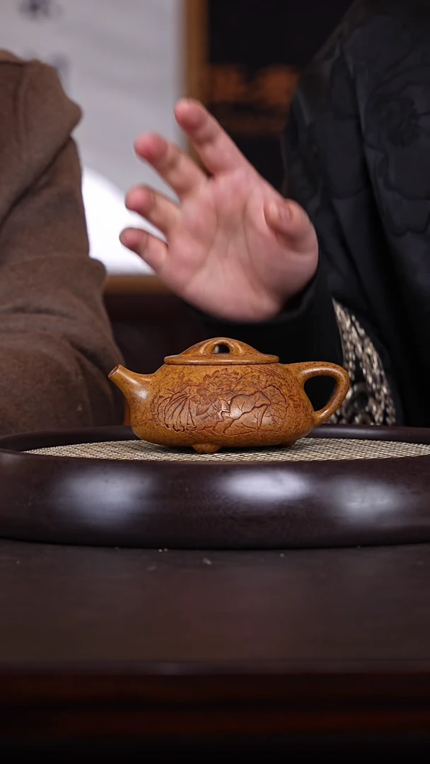 【闪购商品】紫砂茶壶储立强21-20 柴烧石瓢250c