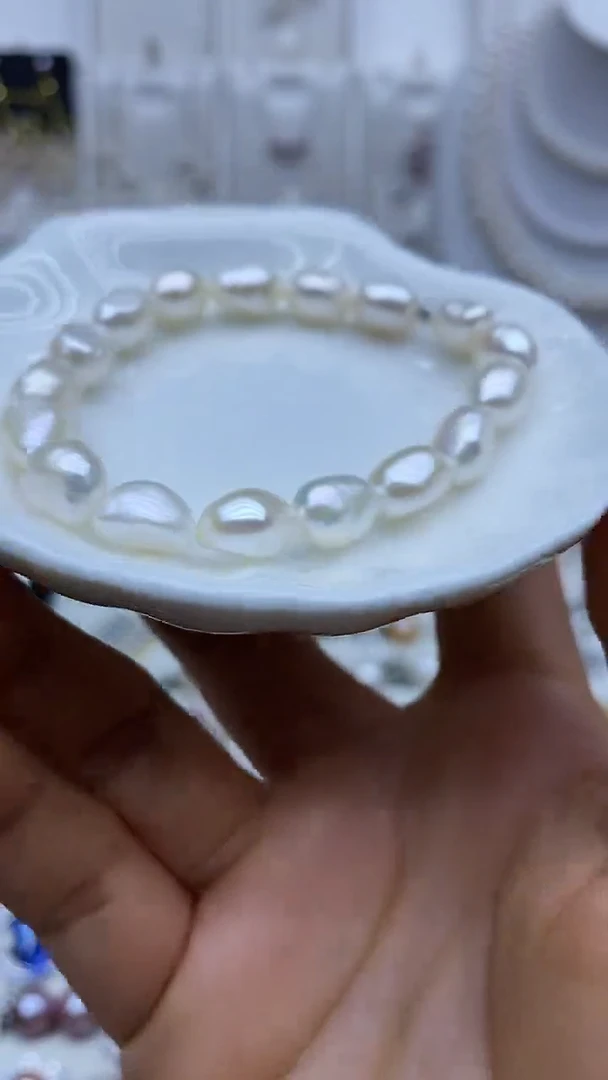 未镶嵌手链淡水珍珠手链