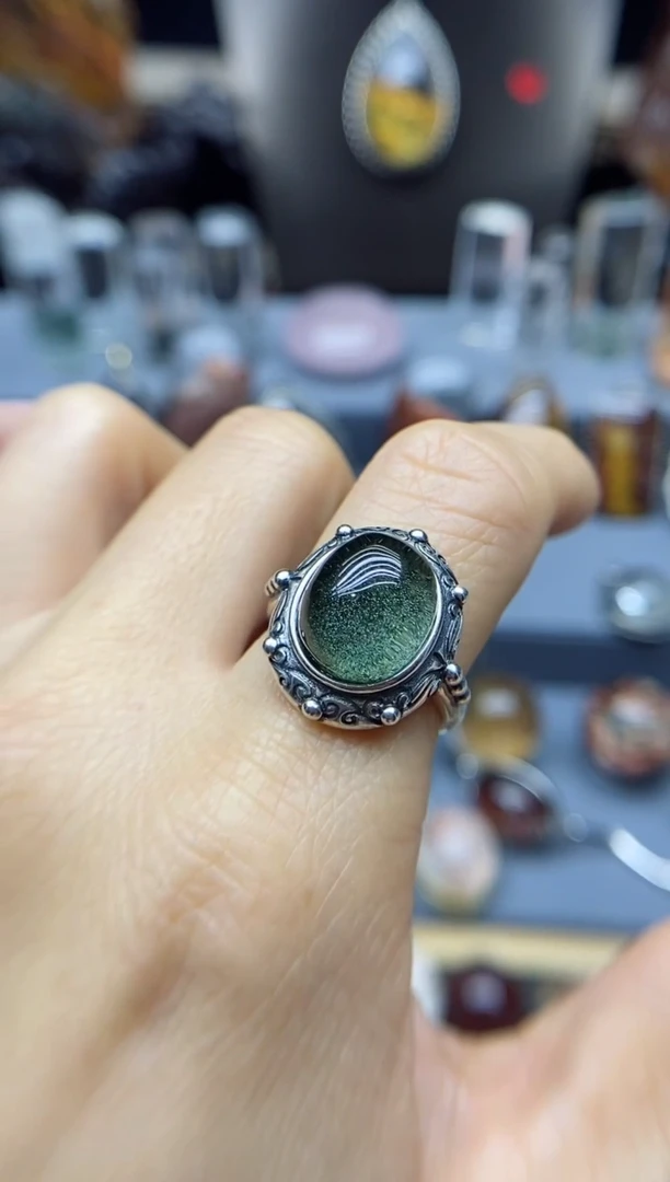 【闪购商品】水晶戒指银S925镶嵌水晶水晶